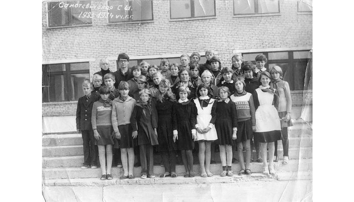 Вучні Саматэвіцкай СШ 1983-1984